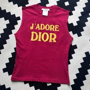 AUTH VTG DIOR -J’ADORE DIOR SLEEVELESS TOP